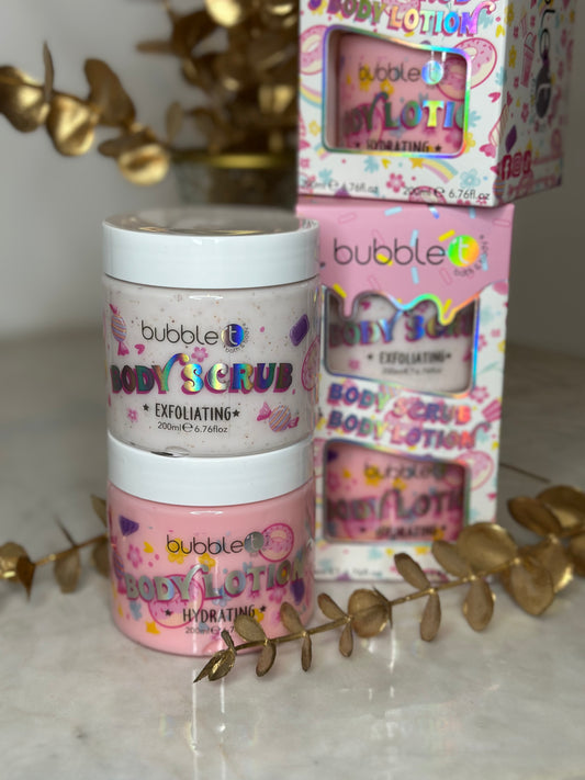 Coffret gommage et lotion corps